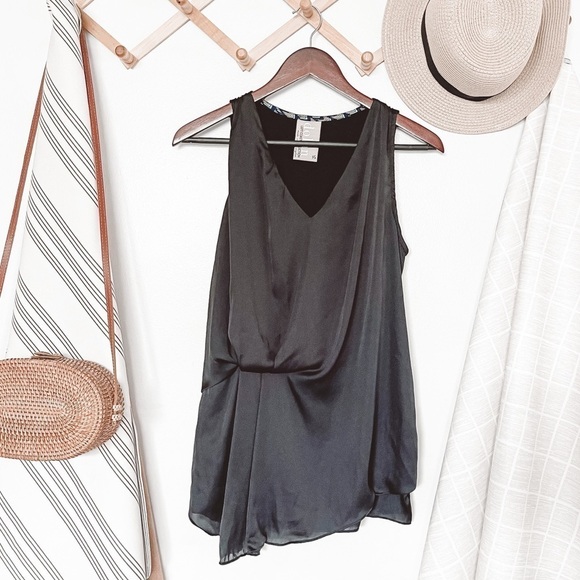 Anthropologie Tops - Anthropologie Dolan Black Tunic Tank